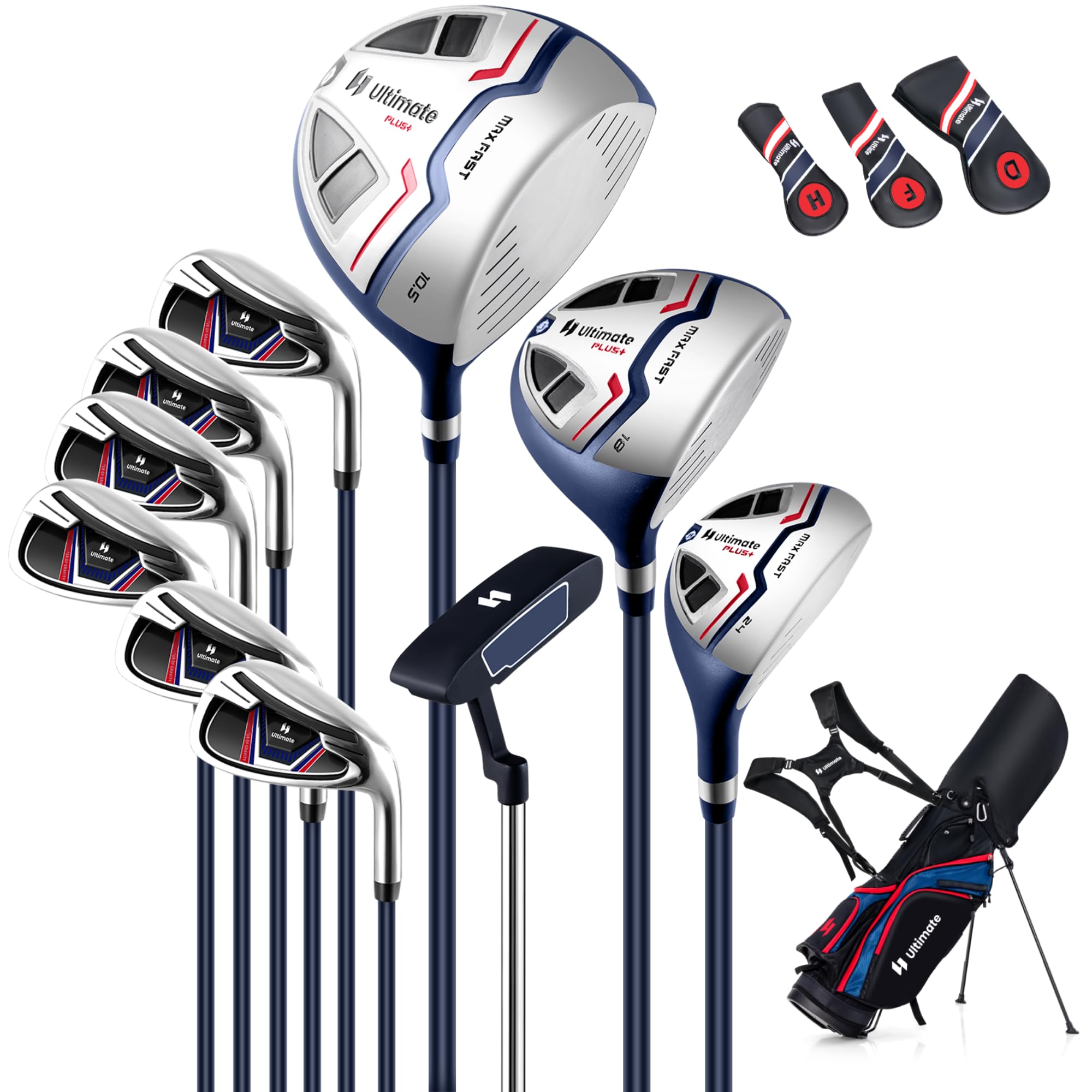 Tangkula 12 Pieces Men’s Complete Golf Club Set Right Hand
